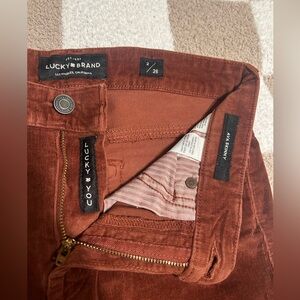 Rust Skinny Corduroy Jeans